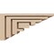 Ekena Millwork 4"W x 8"D x 4"H Wide Landon Rough Cedar Woodgrain TimberThane Corbel, Primed Tan CORUR04X08X04LANRCPR - alternate 3
